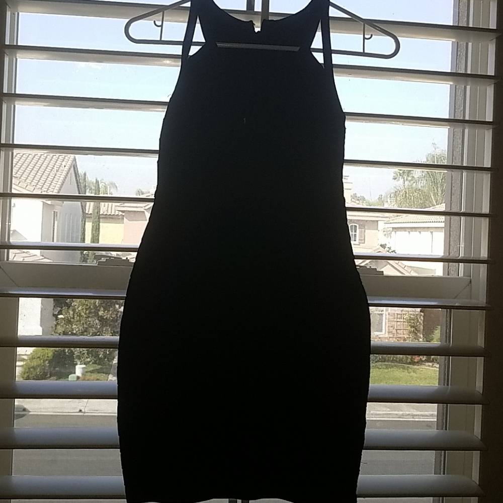 Black bandage dress